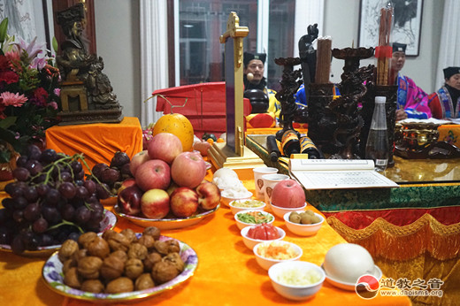 吉林玄帝观举行三圆洞开光和迎銮接驾活动