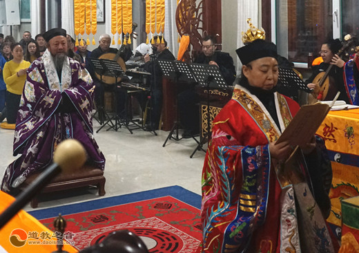 吉林玄帝观举行三圆洞开光和迎銮接驾活动
