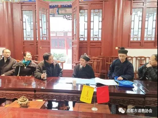 成都市委统战部副部长田野率队调研青羊宫