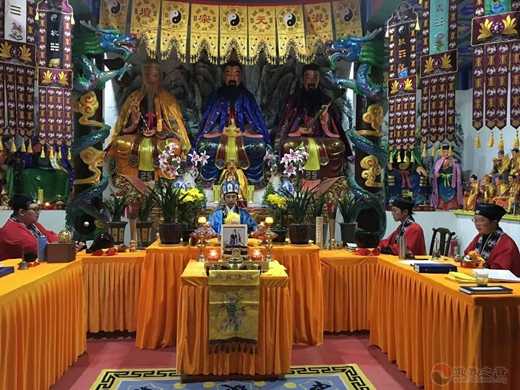 诸暨市白云观举行己亥年清明超度大法会