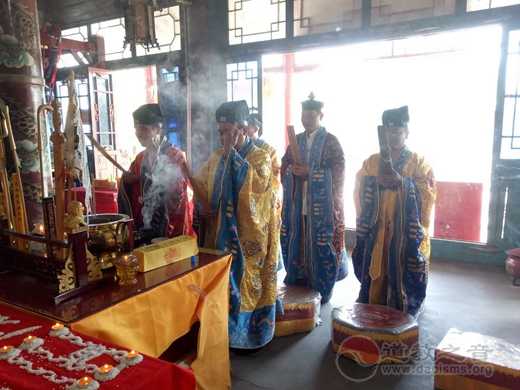 津门药王庙举行拜斗法会