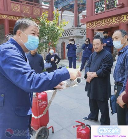 山东省青州市委统战部赴三官庙检查消防安全工作