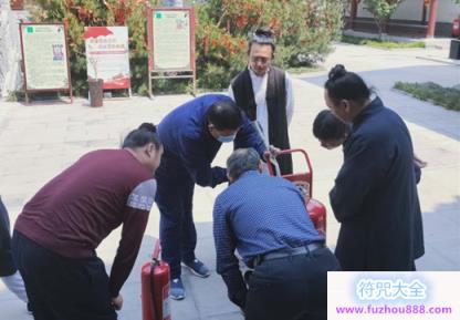 山东省青州市委统战部赴三官庙检查消防安全工作