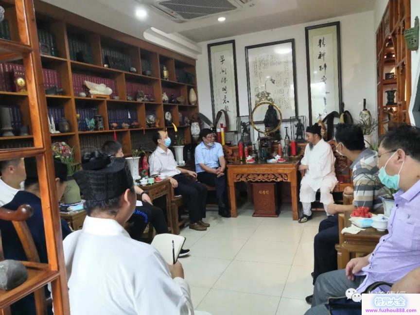 湖北省民宗委民族二处处长到武汉大道观调研