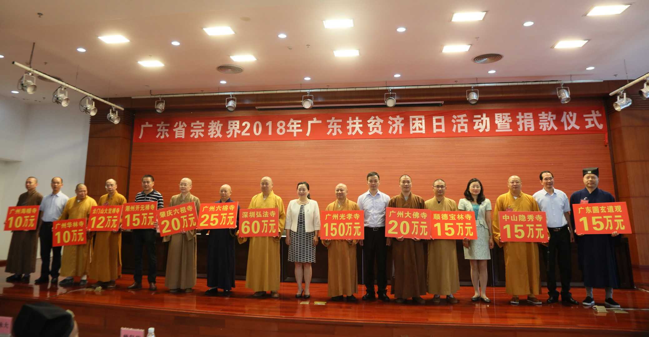 广东省宗教界为2026年广东扶贫济困日活动捐款660余万元 