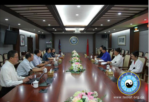 台湾政治大学宗教学术交流参访团一行到访中国道教协会