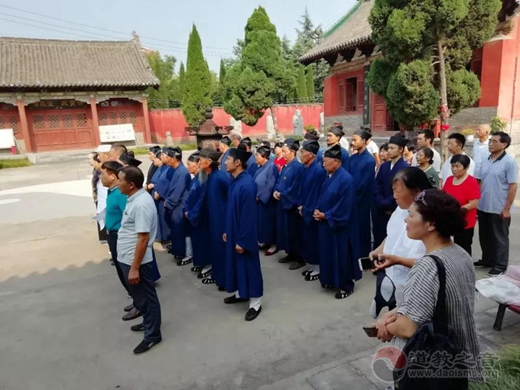 河南省济源市道教协会举行“四进”道教活动场所启动仪式