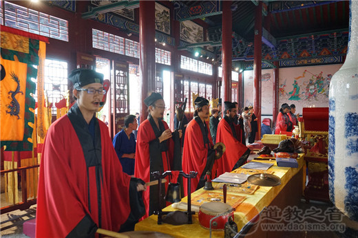 北武当玄帝观举行纪念抗战胜利73周年和平祈祷法会