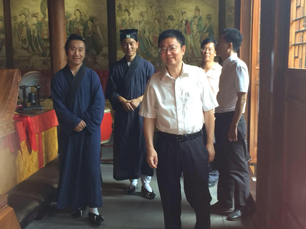 调研武进花神宫