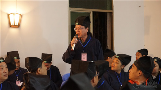 湖北省首届正一派道士传度法会度生报到