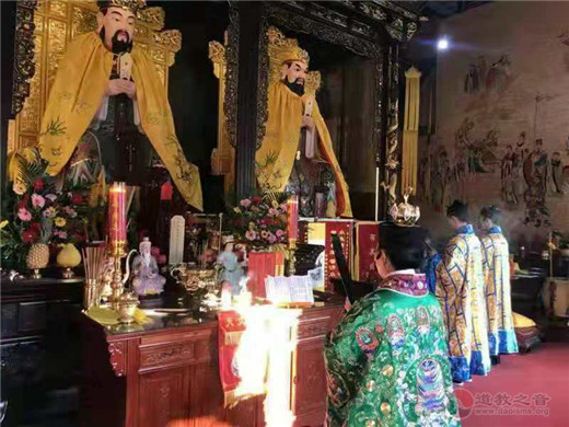 青州市三官庙举办水官大帝圣诞公益祈福法会