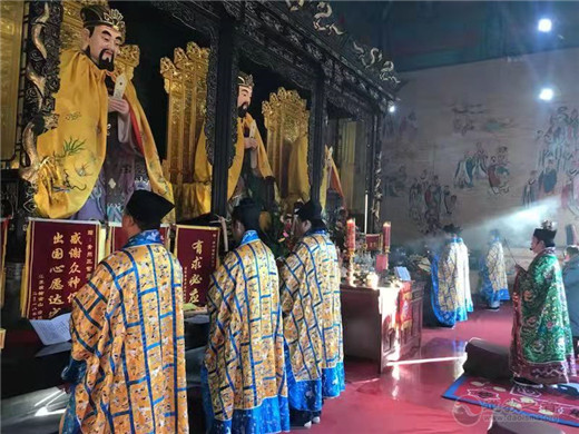 青州市三官庙举办水官大帝圣诞公益祈福法会