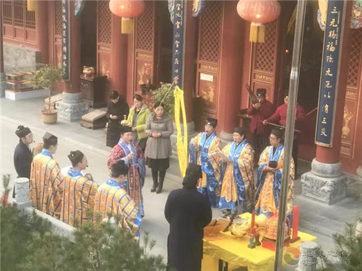 青州市三官庙举办水官大帝圣诞公益祈福法会