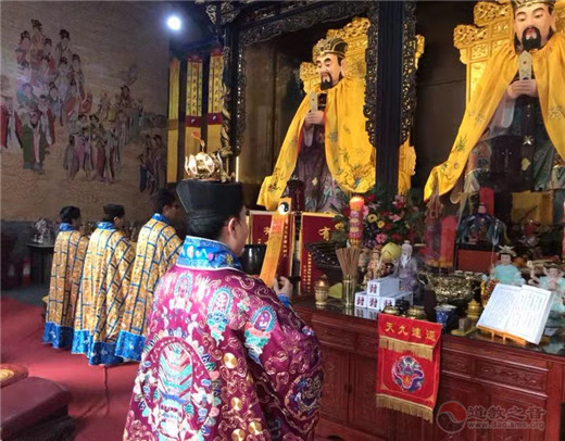 青州市三官庙举办水官大帝圣诞公益祈福法会