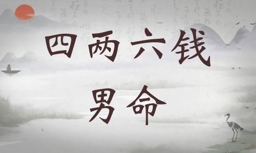 四两六钱男命具体解说，四两六钱男命终身命运！