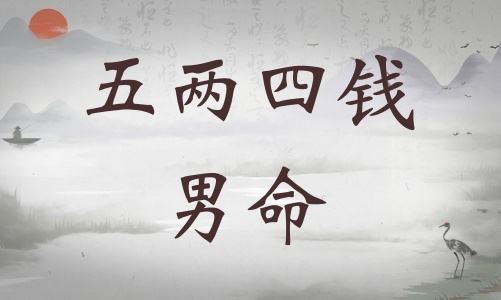 五两四钱男命具体解说，五两四钱男命终身具体解说！