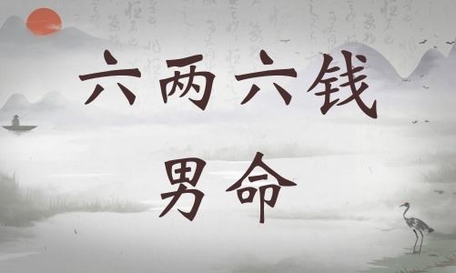 六两六钱男命具体解说，六两六钱男命详解终身！