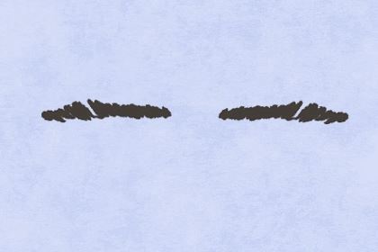 男人哪种眉毛最有福分图 卧蚕眉福禄双全